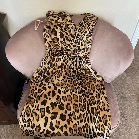 Ralph Lauren sexy leopard print dress sz10 - Picture 6 of 9